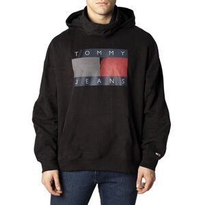 Tommy Hilfiger Jeans Graphic Hoodie DM0DM07466 Men Black Sweatshirts